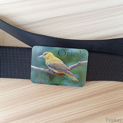 Printable Adjustable Plastic Buckle Belt No Holes For Promotion Gift Advertising