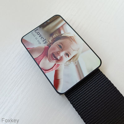 Plastic Adjustable Belt Buckle Suppliers 2" X 3" Printable Personalized